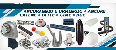 Ancoraggio e Ormeggio Ancore Catene Bitte Cime Boe