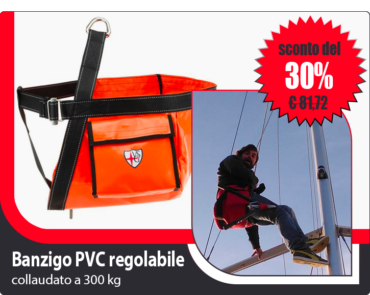 Banzigo regolabile in PVC rinforzato collaudato a 300kg
