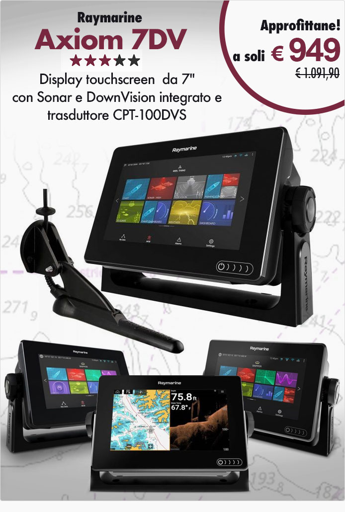 Raymarine Axiom 7DV Display Multifunzione 7" 