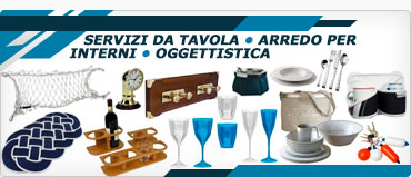 Servizi da Tavola Arredo per Interni Oggettistica
