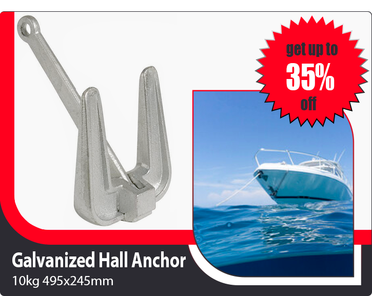Hall anchor in Hot Galvanised Steel 10 kg