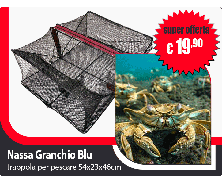 Nassa Trappola Pesca Granchio Blu Aragosta